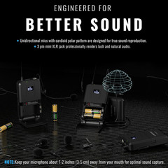 Wireless Bodypack Transmitter, UHF Bodypack Microphone for PTU-71/PTU-7000/PTU-6