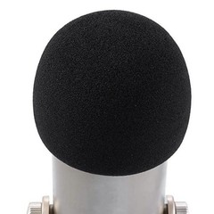 10PCS Microphone Headset Grill Windscreen Sponge Foam Black Mic Cover Universal.