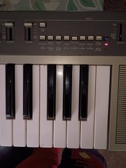 Vtg 1983 Yamaha PS-55 Synth Keyboard w/ Power Supply Works Tested