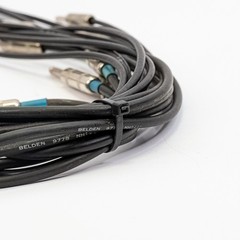Lot of 15 Pro Co & Belden 1/4″ Patch Cables Assorted Lengths