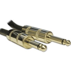 2- 25′ FT 12 GA gauge 1/4″ pro SPEAKER CABLE AMP PA DJ