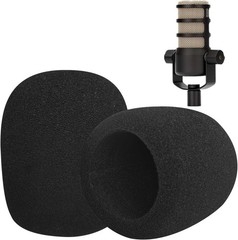 Pop Filter Foam Mic Cover Compatible with Rode PodMic NT1-A NT-USB NT2-A