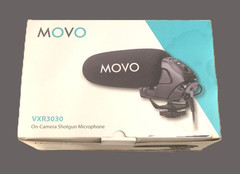 Open Box Movo Photo VXR3030 Supercardioid Condenser On-Camera Shotgun Microphone