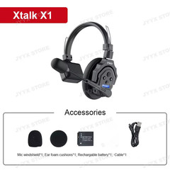 Xtalk 2.4G Wireless Intercom System X1 X2 X5 MasterFree Noise reduction Intercom