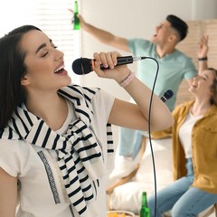 HOTEC Premium Vocal Dynamic Handheld Microphone with 19ft H-W07, Black