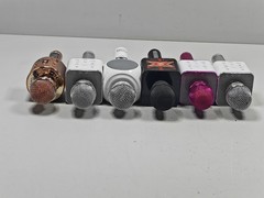 Lot of 6 Untested Microphones – Various Models & Conditions