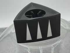 RYCOTE MIC FLAG 3 Sided Triangle Tiger Woods Foundation Logo Black White Used