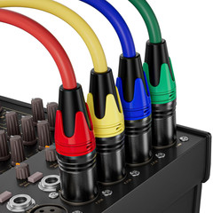 XLR Cable 10Ft 4 Packs – Premium Balanced Microphone Cable with 3-Pin XLR Male t
