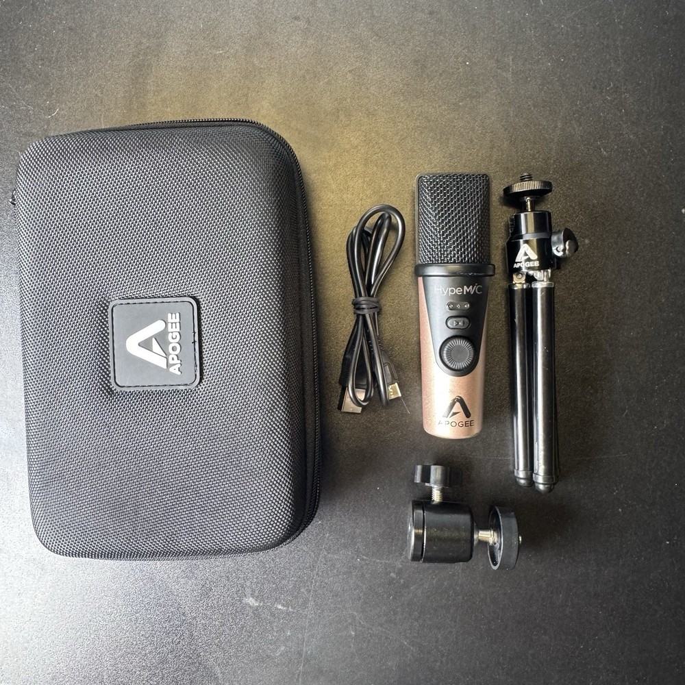 Apogee HypeMiC Cardioid Condenser USB Microphone Case & Accessories