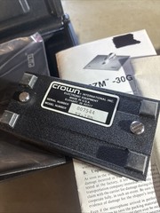3 CROWN PZM-30GP PRESSURE ZONE MIROPHONES-IN ORIGINAL CASES-SELLING TOGETHER