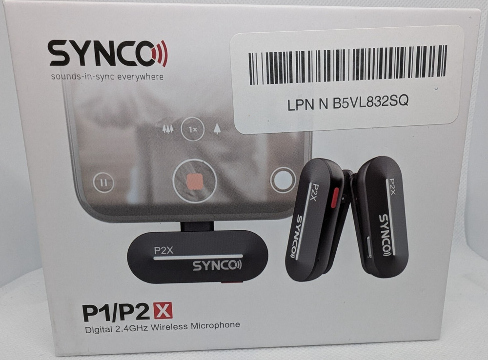 SYNCO 2 Mics Wireless Lavalier Microphone, USB-C Microphones for iPhone N093