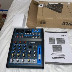 Pyle 4-Ch. Bluetooth Studio Mixer – DJ Controller Audio Mixing Console System