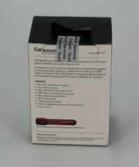 Saramonic SmartRig+UC 2-Channel USB-C Audio Interface w/XLR, 1/4″ & 1/8″ Inputs