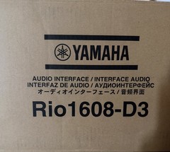Yamaha RIO1608-D3 High-performance I/O rack with 16 analog inputs and 8 outputs