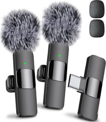 (Latest Model) – #1 Microphone for Iphone & Android, Wireless Mini Microphone, C
