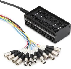 Pro Co SMA0804FBX-75 StageMaster 8×4 Stage Snake with XLR Returns – 75′