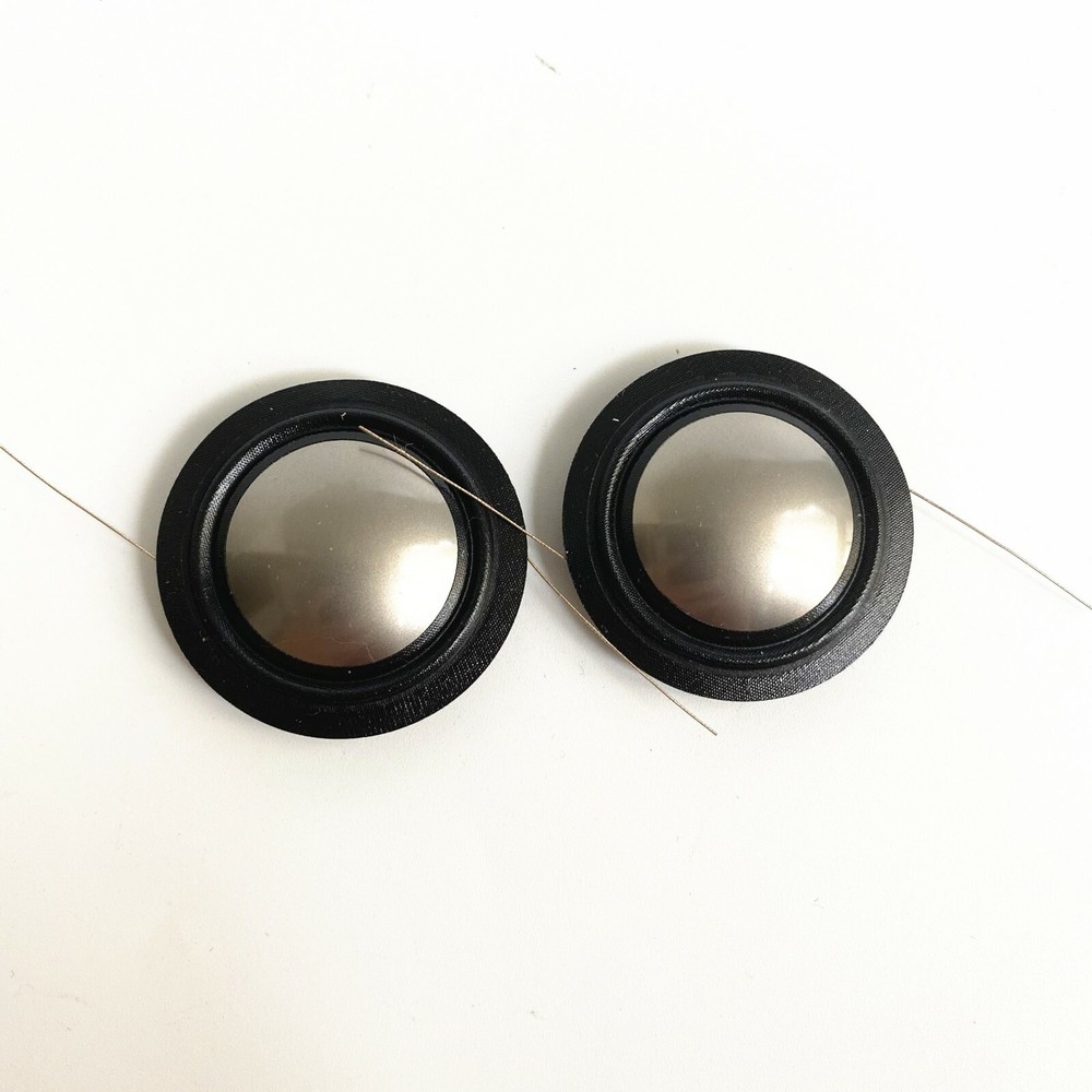 2 Aftermarket Titanium Dome Diaphragms For Philips AD0160/T8 tweeter 1″ VCL 8Ω