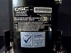 QSC AD-C6T Black Pair In-Ceiling Speakers – 6.5″ Ceiling Audio, Open Box