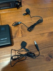 Phenyx Pro 4-Channel Wireless Microphone System w/Auto PTU-7000-2H2B, Black