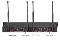 GTD Audio 4x800Ch Diversity Wireless Handheld Lavaliere Headset Microphone 787HL