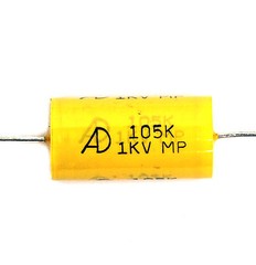 50pc MPT Capacitor 1uF 1KV 105K 105 1000V K ±10% Axial Type For Audio Amp AID