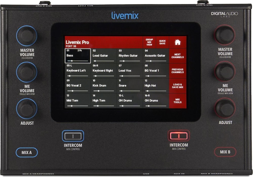 Digital Audio Labs Livemix Pro Duo Personal Monitor Mixer