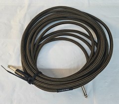 LIVEWIRE Black/Yellow Tweed 20′ Instrument 1/4″ Cable 20 foot GREAT