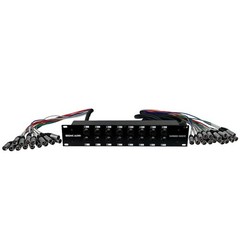 SARMSS 16X310 Seismic 16 Channel XLR TRS Combo Splitter Snake Cable