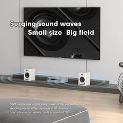 C7 Dual-Mode 2.0 Studio Monitors, Active Monitor Speakers for near Field Music P