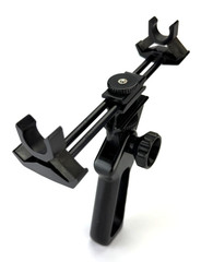 Shock Mounted Universal Shotgun Microphone Mic Holder Pistol Grip 3/4 inch mics