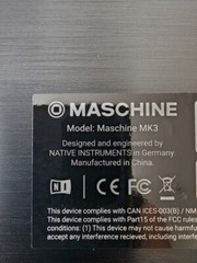 Native Instruments Maschine MK3 Audio MIDI Interface Sampler Drum Controller