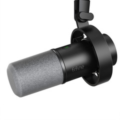 Dynamic Podcast Microphone XLR/USB with Mute Headphone & Volume Control