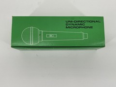 Uni-Directional Dynamic Gold Microphone w Attached Cord New in Box