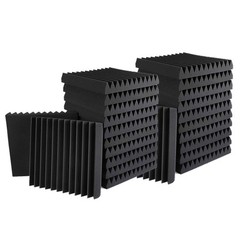 24- 96 Acoustic Foam Panel Studio Noise Soundproofing Sound Absorbing Wall Tiles