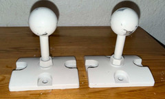 Pair Of JBL 179-00002-00 179-00002-01 Ball Mounts for Control 25 and 28 Speakers