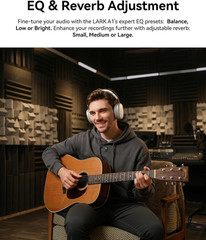 Lark A1 Wireless Microphone for Iphone & Android, 48Khz/24-Bit Studio Audio, 3-L