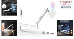 Adjustable Low Profile Microphone Arm Stand For Blue Yeti Snowball HyperX 80 cm