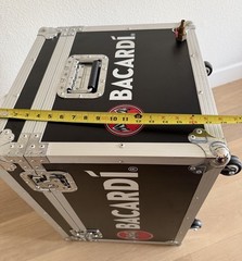 Bacardi Road Case Cooler Trunk w/ Wheels Limited edition