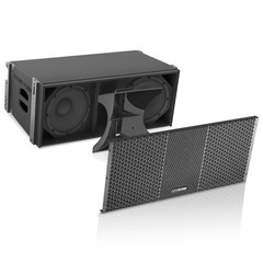 Sound Town ZETHUS 4x Dual 10″ Powered Line Array Speaker Set & Frame ZS-210BPWX4