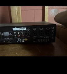 Saga SAG6012 240W 1-Channel Power Amplifier Phantom Power RCA/XLR Black