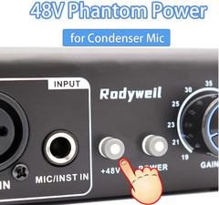 2026 Upgraded RO03 Mic Preamp, 120Db EIN Ultral Low Noise Booster, for Dynamic &