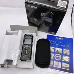 OLYMPUS LS-P2 BLK Linear PCM Recorder 8GB Hi-resolution 3Mic Soft Case Audio Pro