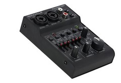 Rockville RockMix 2BT 2 Channel USB Interface Mixer, 2-way Bluetooth For Podcast
