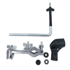 Microphone Clamp Metal Plastic Construction Drum Accessories for Repairing Use