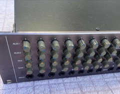 FOSTEX 2016 16-Channel Rack Mount ￼ Line Mixer, Made In Japan, Rare Vintage Unit