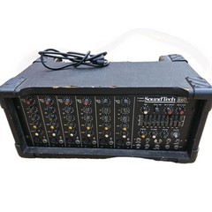 Sound Tech 306d Digital Delay Powered Mixer 6 Channel Live FX Gear Stage Sound