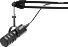 Samson Q9U Dynamic Broadcast Microphone USB/XLR 3-Pin Wired, Black