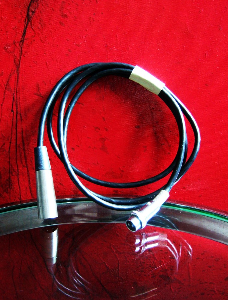 Vintage 1960’s 2 pin microphone cable Switchcraft Amphenol old Shure 430 533 # 7
