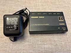 Kramer 104M – 1:4 Microphone Distributor & Amplifier