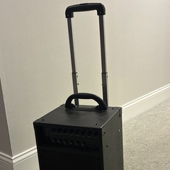 Pyle PWMA230BT Portable PA Speaker System Bluetooth Mic Input 8in Black